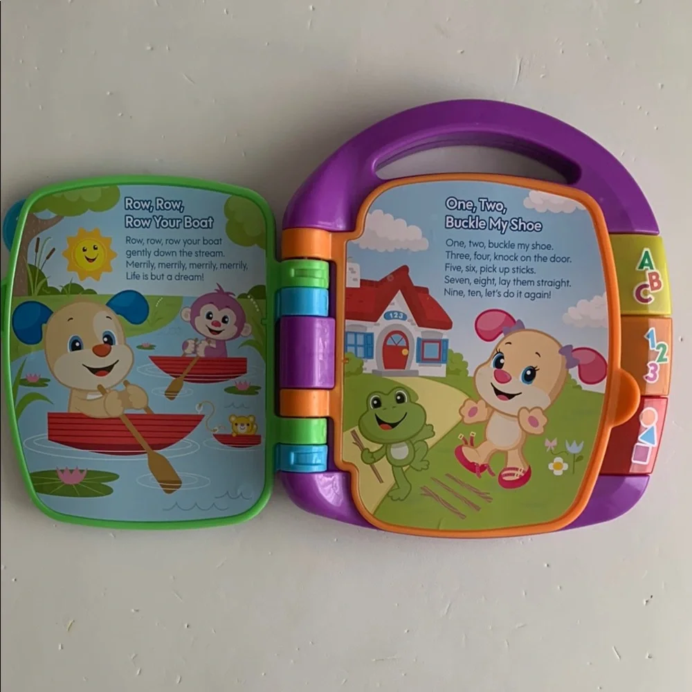 Fisher-Price Storybook Rhymes Musical Book - Purple